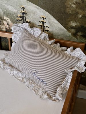 Coffee stripes Romain kussen