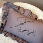 Kussen met naam Vintage Rose