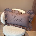 Kussen met naam Vintage Rose