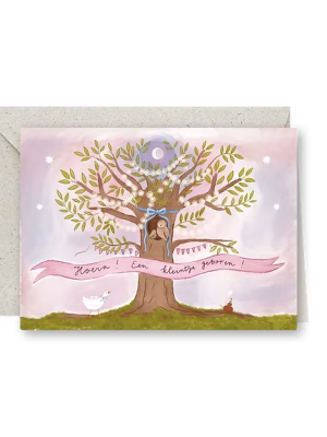 Wenskaart Kleintje Geboren